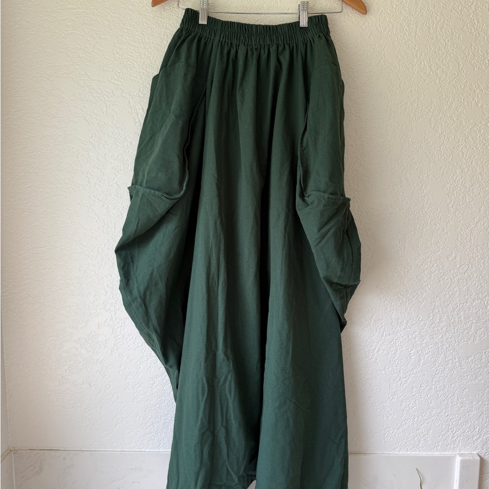 Elegant Green Women's Skirt